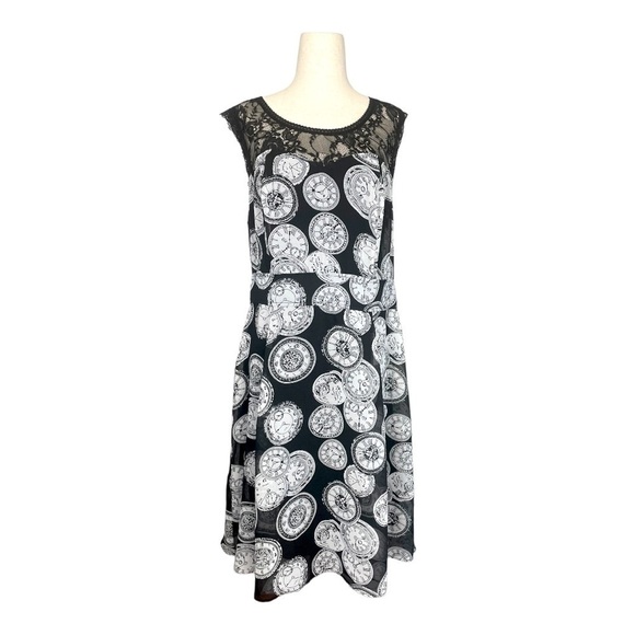 NWT Torrid X Tripp NYC RARE Clock Dress Lace Fit & Flare Fully Lined Gothic Sz1X - Picture 1 of 10